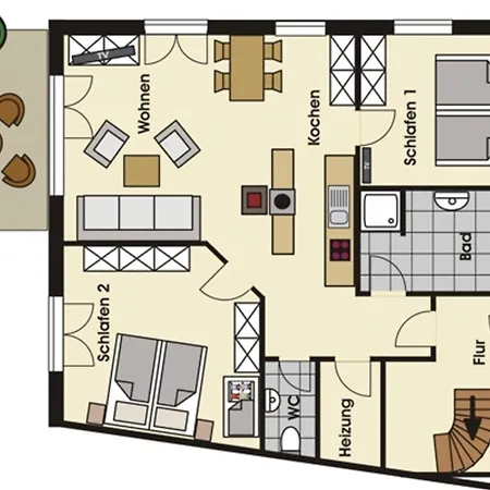 Ostseebrise Reetdach 2 Lejlighed